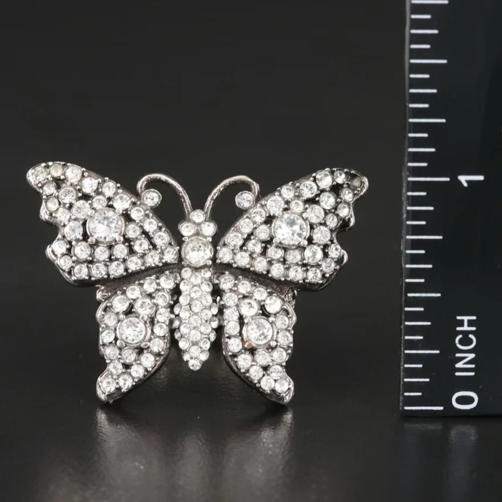 Gucci Crystal Butterfly Ring